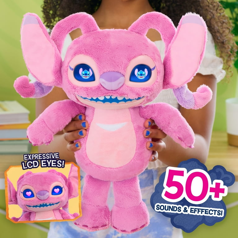 Disney Stitch Angel Many Moods 13.5-inch Interactive Plush, 50+