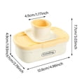 thumbnail image 2 of Vegetable Cutter 2 In 1 Garlic Grater Tool Garlic Slicer Multifunction Grinder With Catcher Hand Crank Kitchen Manual Chopper# end start#s# 2 in 1 design combines garlic grating and slicing for, 2 of 6