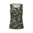 thumbnail image 4 of Haiem Flamingos And Palm Leaves Workout Tank Tops for Women, Athletic Sports Slim-Fit Tank Tops, Compression Sleeveless Dry Fit Shirts,Athletic Shirt-XX-Large, 4 of 9