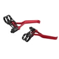 thumbnail image 3 of Ymiko Bike Brake Lever, Black Silver/Black Red/All Black Aluminium Alloy Brake Lever, Mountain Bike Brake Handlebar For Cycling Riding Most Bike Models, 3 of 8