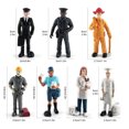 thumbnail image 3 of Gallickan 7 PCS Baker Policeman Working People Figurines, Decorative Figure Model Mini Cartoon Pretend Play Models Toys, Christmas Birthday Gift Toys for Girls Boys 3 4 5+ Years, 3 of 7