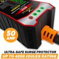 thumbnail image 2 of Protector contra sobretensiones CARMTEK RV de 50 amperios con protección contra sobretensiones integ, 2 of 6
