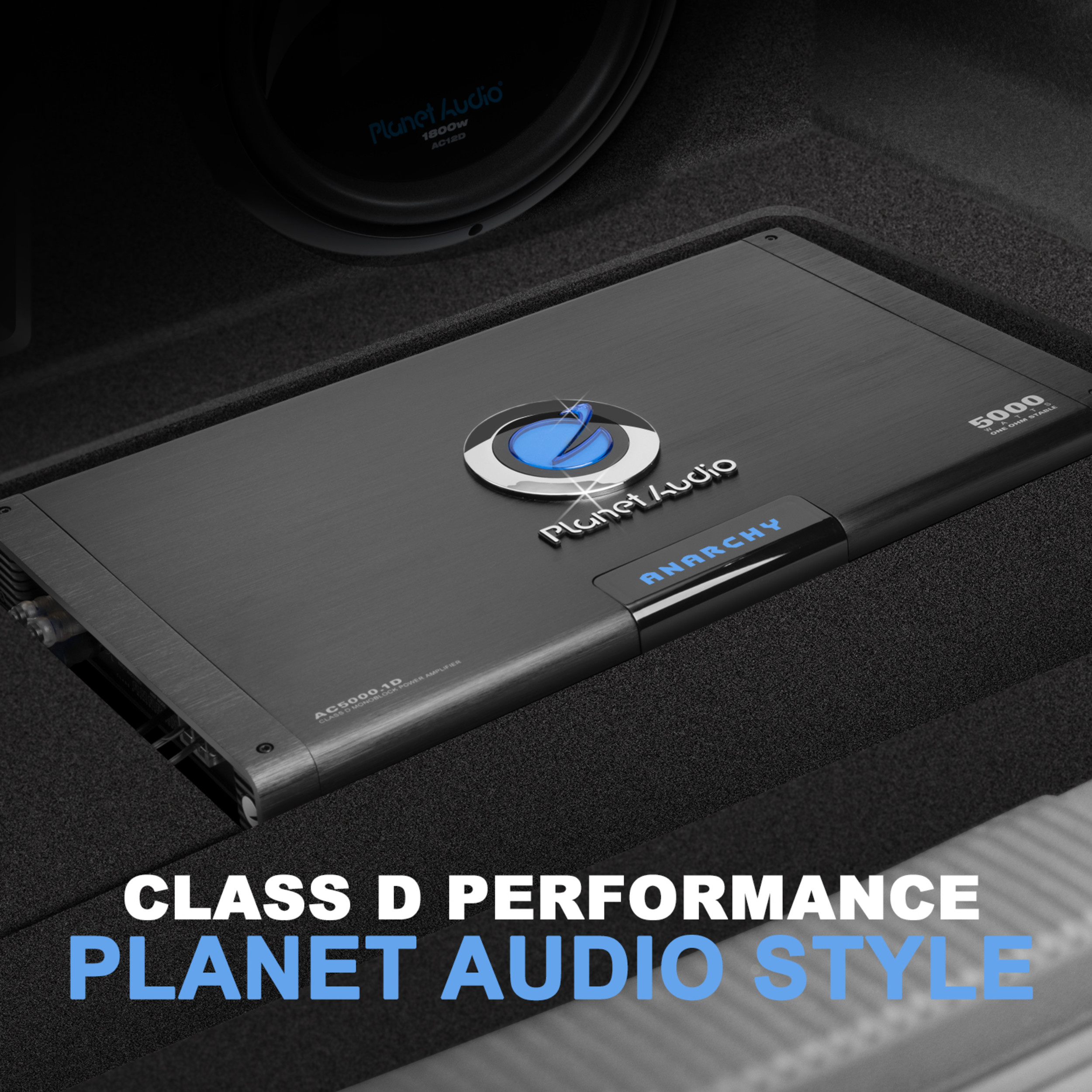 Planet Audio AC5000.1D 5000W Mono Class D MOSFET Power Car Amplifier w/ Remote - image 5 of 18