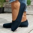 thumbnail image 2 of Mostsola Womens Ballet Flats Shoes Knit Mesh Lightweight Square Toe Slip on Flat Walking Shoes, 2 of 9