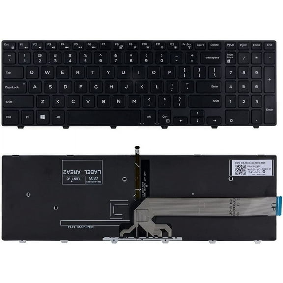 New US English Black Backlit English Laptop Keyboard for Dell Inspiron 15-3567 3567 15-3573 3573