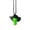 Green, variant on Skull Charms for Halloween Decoration Small Skull Head Statues with Cowboy Hats for DIY Crafts and Festive Home Decor