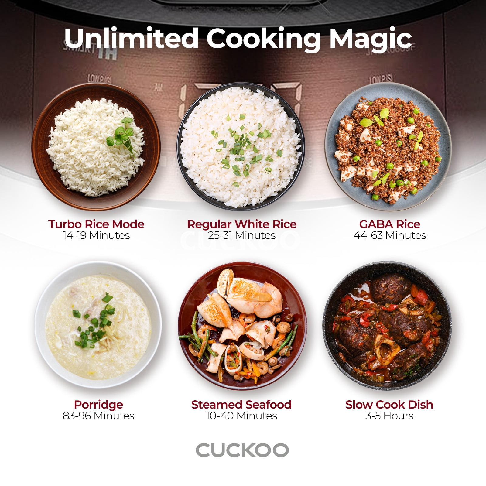 CUCKOO High Pressure Rice Cooker 6-Cup Uncooked / 12-Cup Cooked with Induction Heating Technology, Versatile Rice Maker with 16 Menu Options and Steam Plate, Voice Guide, Copper (CRP-JHR0609F)