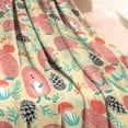 thumbnail image 3 of Cute Pink Hedgehog Pattern Blanket,Comfortable Soft Flannel Throw Blanket,All Season,Warm Lightweight Blankets for Sofa Bed Couch Living Room Chair,60"x80", 3 of 4