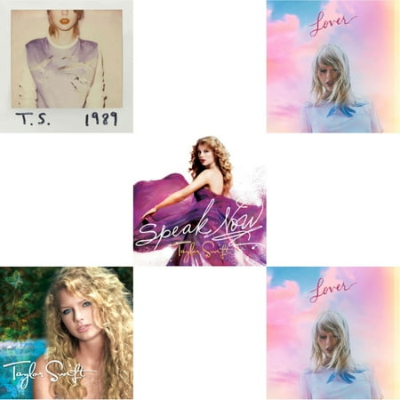 1989 & Taylor Swift & Speak Now & Lover (Deluxe) (Version 2) & Lover [CD Bundle]