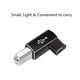 thumbnail image 2 of Bsvklp Adaptador USB Tipo C A USB Tipo B para Controlador MIDI Impresora (codo Negro), 2 of 9