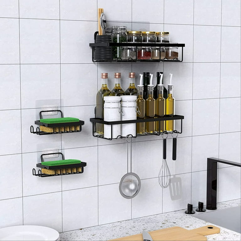 Bathroom Shelves (No-Drill) - Living Simply House