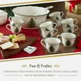 thumbnail image 2 of Spode Christmas Tree 10 Piece Punch Bowl Set- Made of Fine Porcelain Includes - 1 Punch Bowl - 1 Ladle - 8 Punch Cups - Punch Bowl is 11-Inch - Punch Cups are 8 oz., 2 of 7