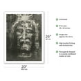 thumbnail image 2 of The Shroud of Turin (Sindone di Torino) - Turin Shroud (Sacra Sindone) - Vintage Religious Art by Secondo Pia c.1898 - Fine Art Matte Paper Print (Unframed) 20x26in, 2 of 4