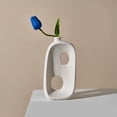thumbnail image 5 of Jarrón, florero de terracota, jarrones artesanales, florero de cerámica, decoración para sala de estar y arreglos florales de alta gama, mueble de TV, vestíbulo, mesa de comedor, decoración del hogar,, 5 of 5