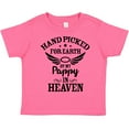 thumbnail image 3 of Inktastic Handpicked for Earth by My Pappy in Heaven with Angel Wings Boys or Girls Toddler T-Shirt, 3 of 5