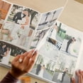 thumbnail image 3 of Wedding Photo Album 4x6 Pictures - Large Picture Scrapbook with 400 Pockets for Horizontal & Vertical Photos - Linen Photo Album Book for Personalized Wedding Day Memory Keepsake, 3 of 8