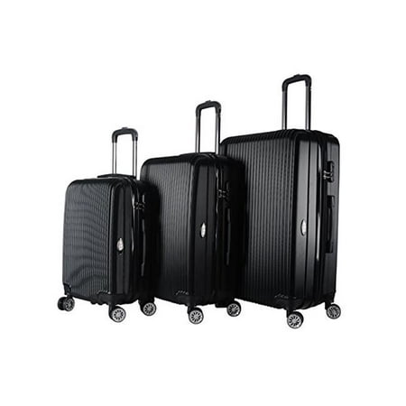 Brio Luggage - Brio Luggage 1310-Black Hardside Spinner Luggage Set ...