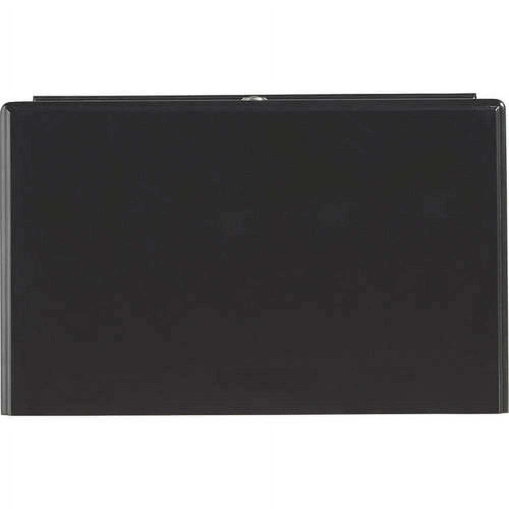 Chelsea Lane Elise 2-Drawer Nightstand End Table, Black