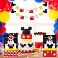 thumbnail image 7 of Party favor Gift Bags Candy Treat Bags Birthday Baby Shower Wedding Mickey Minnie Theme Decorations Supplies with Stickers Set of 24, 7 of 7