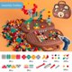 thumbnail image 1 of Caja de Herramientas de banco de trabajo DIY, juguete educativo, rompecabezas, desarrollo del cerebro, tablero de escritorio, juguete de Busyboard para niños pequeños, 1 of 4