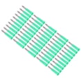 thumbnail image 2 of 50 conectores banana de altavoz de aleación de zinc ABS soldado para linterna, para conector de 4 mm, color verde, 2 of 14