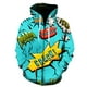 thumbnail image 1 of Sudadera con capucha y cremallera para hombre, estilo hip hop, estilo adolescente, estilo Harajuku, de manga larga, unisex, con estampado 3D informal., 1 of 6
