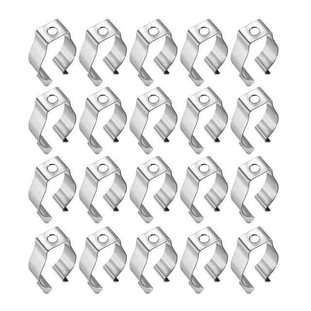 Unique Bargains 20 Packs T8 Fluorescent Tube Lamp Bracket Clips Socket Lampholder