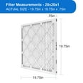 thumbnail image 5 of Great Value; 20x20x1; MERV 11 BETTER HVAC Air and Furnace Filter; Reduces Allergens; 2 Filters, 5 of 11