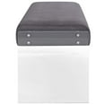 thumbnail image 4 of Hawthorne Banc en Velours Collection Gris, 4 of 5