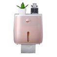 thumbnail image 2 of pitrice Toilet Paper Holders Double Layer Storage Rack Pumping Toilet Paper Box Hand Carton Toilet Tissue Box Punch Free, 2 of 8