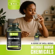 Mood Melody Mood Support Supplement, Supports Calm & Emotional Balance, Herbal Formula, 120 Capsules