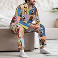 thumbnail image 7 of Uemuo funny dogs Pattern 2-Piece Loungewear Set - Men’s Soft Sleepwear, Cozy Winter PJs, Comfy Sleep Set-X-Large, 7 of 7
