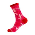 thumbnail image 4 of Uaswgudfs Valentine's Day Socks Couple Socks Unisex Crew Socks - Romantic Cupid & Heart Print Knit Socks for Men & Women, Valentine’s Gift Socks, 4 of 5