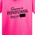 thumbnail image 4 of Inktastic Someone in Pennsylvania Loves Me Youth T-Shirt, 4 of 5