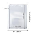 thumbnail image 2 of BEADCEST 100Pcs Clear Binder Pockets Plastic Binder Pockets for Document Protection Storage Organization 30.5X23.5cm, 2 of 8