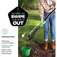 thumbnail image 3 of Weeding tool with long adjustable handle (36 inches, 40 inches, and 45 inches), quick release weeding ejection mechanism, lightweight aluminum standing heavy-duty weeder, 4-claw head and foot pedal e, 3 of 4