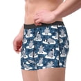 thumbnail image 3 of Kdxio Men's Boxer Briefs with Snow Penguin Print - Comfortable and Breathable Underwear for Everyday Wear, 3 of 7