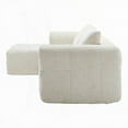 thumbnail image 5 of Modern Modular L-Shaped Sofa 98.42-inch with Chaise, Chenille Fabric, Durable, 5 of 24
