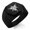 Black, variant on Stainless Steel Tribal Dark Sun Rune Engraved Hexagon Crest Flat Top Biker Style Polished Ring