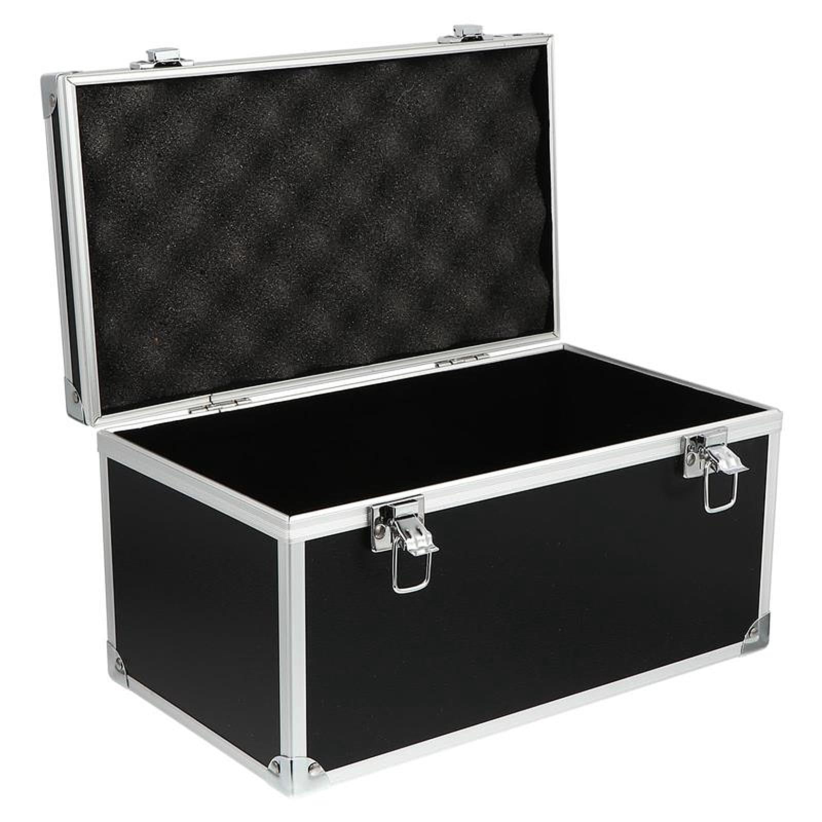 oshhni Aluminum Alloy Tool Box Professional Versatile Dustproof Hard Case Tool Case 29cmx16cmx15cm