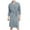 Gray, variant on JTieacloth Men's Nightshirts Mens Lightweight Spa Soft Knee Length Bathrobe With Pockets Black