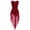 Burgundy, variant on YONGHS Kids Girls Criss Cross Back Ballet Camisole Leotard Dress Latin Lyrical Dancewear 4-14 Blue 14