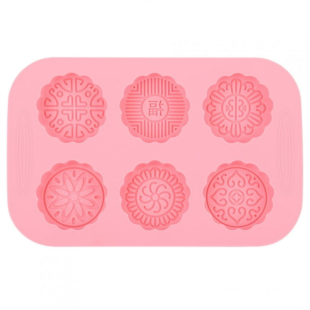 Molde para pastel de luna, 6 ranuras, molde para hacer pastel de luna DIY, molde para pastel de luna con ranuras, muy versátil