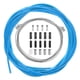 thumbnail image 1 of Conjunto de funda de cable de cambio de freno Uxcell, kit universal de funda de cable de freno interior para bicicleta, kit de reemplazo de cable de cambio para bicicleta, azul, 1 of 7