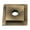 Brass, variant on Kingston Brass FLSQUARE1 Claremont Standard Mount Heavy Duty Square Solid Cast Brass Shower Flange, Polished Chrome