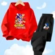 thumbnail image 3 of Ropa de bebé, ropa de abrigo para niño de 2 a 12 años, conjunto de sudadera con capucha, sudadera Sonic 2024 de primavera para niños, ropa para niña, madre e hijo, 3 of 5
