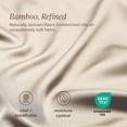 thumbnail image 5 of Bare Home Bamboo Sheet Set - Made from Rayon Fibers - Deep Pockets - 4 Piece - King, Sand, 5 of 10