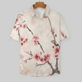DNAGSB Pink16 Mens Casual Shirts, Casual Mens Summer Shirts, Mens
