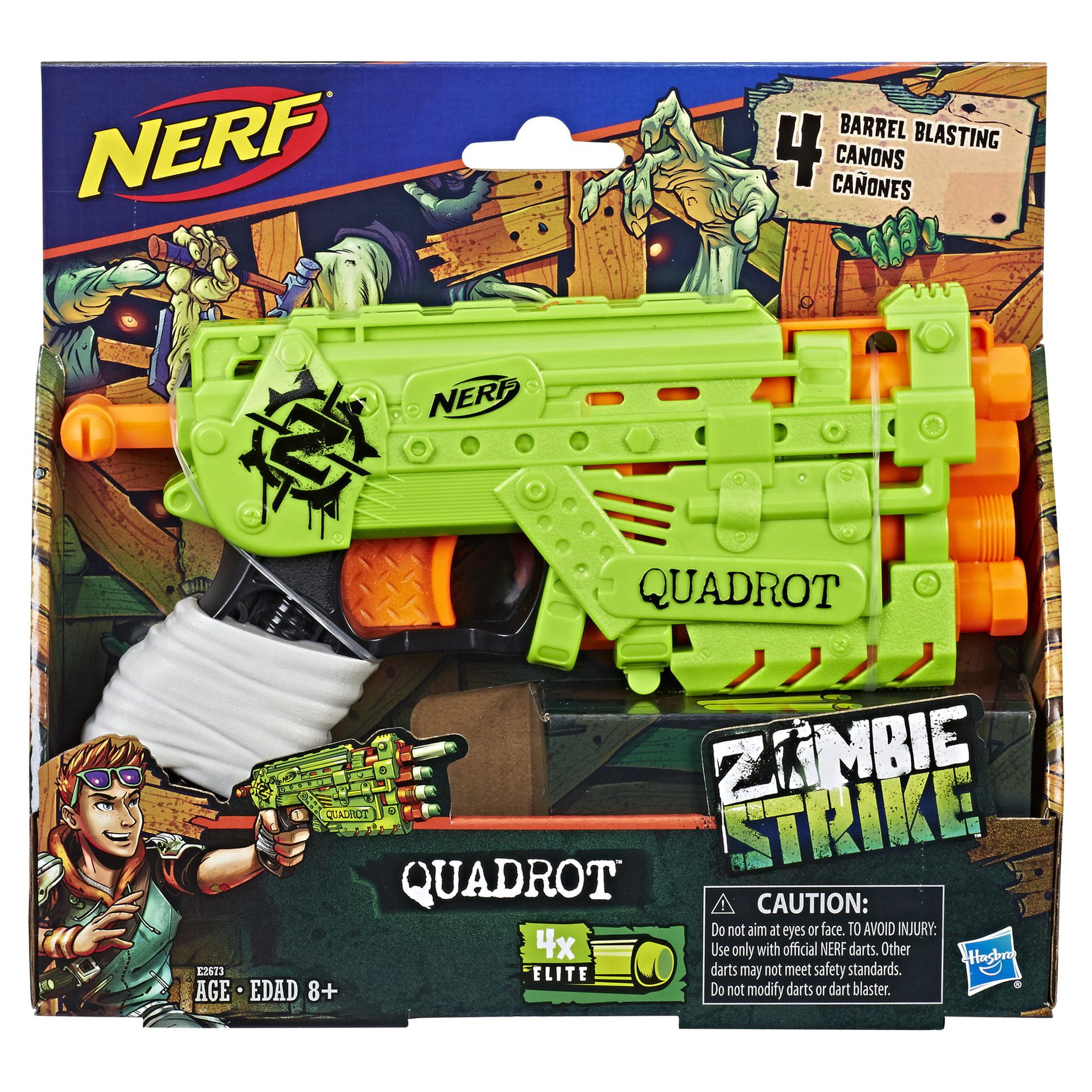 Revoltinator Nerf Zombie Strike Toy Motorized Blaster & 18 Nerf Darts 