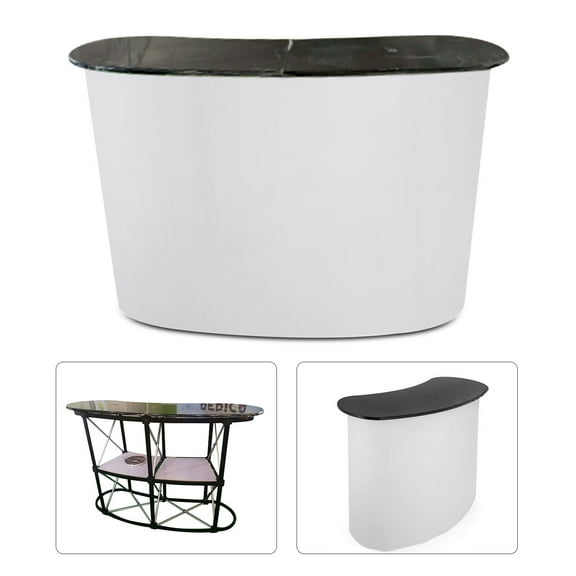 51" Trade Show Salon Reception Desk Mall Shop Display Counter Table Stand 70kg